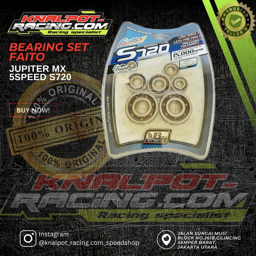 BEARING SET YAMAHA JUPITER MX 5 SPEED S720